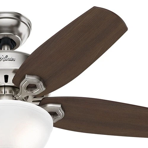 Hunter Builder Small Room 42" Indoor Brushed Nickel Bowl Ceiling Fan w/Light Kit - Picture 4 of 16