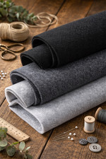 Caravan Van Lining Carpet Fabric 3mm Thick Stretch Durable Felt PES 2m Wide