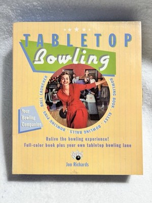 Table Top Bowling Game Set -Thunder Bay Press - Ball Launcher