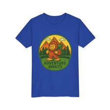 Kids Bigfoot Adventure Awaits T-Shirt Bella Canvas 3001 Youth