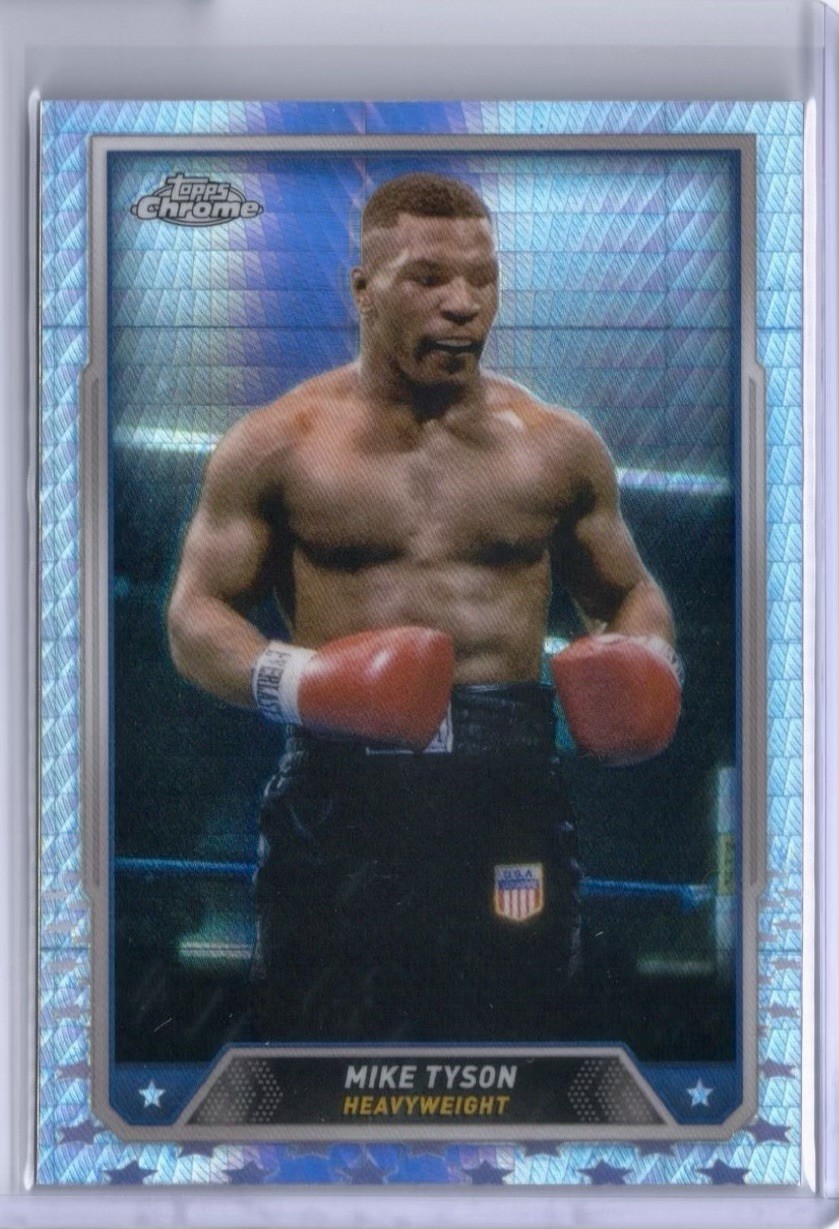 2024 Topps Chrome Boxing Mike Tyson #35 Prism Refractor