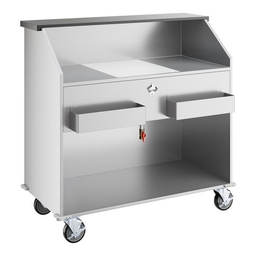 Regency 48" Basic Stainless Steel Portable Bar