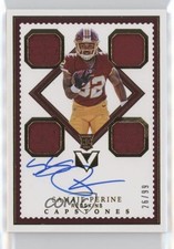 2017 Panini Vertex Rookie Capstones 26/99 Samaje Perine #114 Auto 5w7