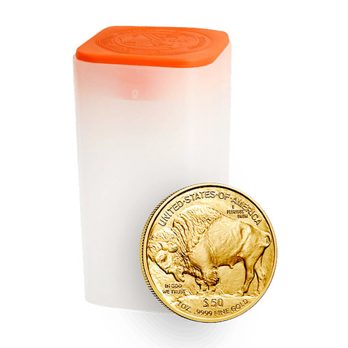 Empty Gold 1oz Official American Buffalo Coin Tube (Holds 20 coins)