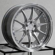18x8.5 Aodhan Ds07 Ds7 5x100 35 Silver Machined Wheels Rims Set4 73.1