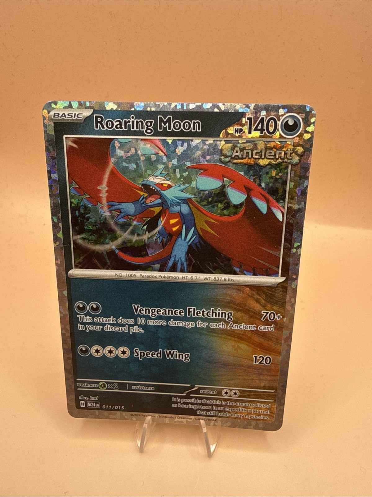 Pokémon McDonalds 2025 Dragon Discovery PROMO Roaring Moon 011/015 Holo