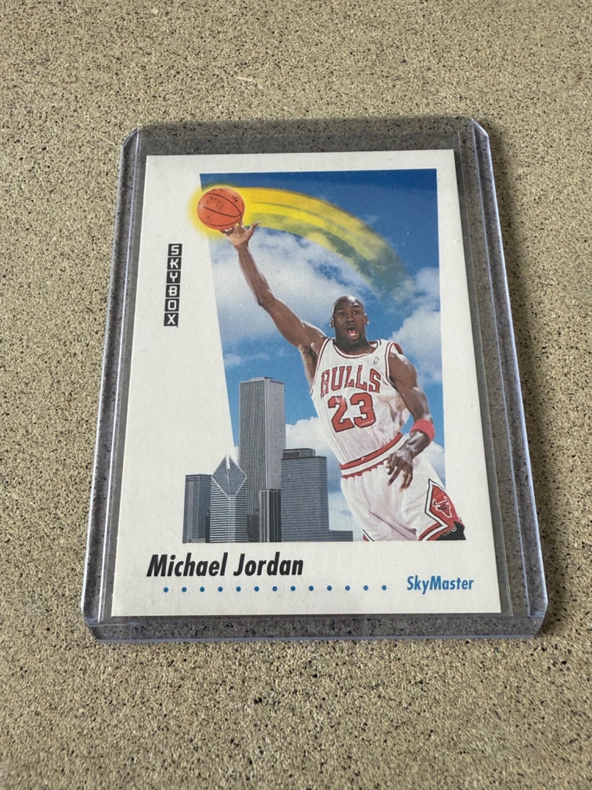 Michael Jordan 1991-92 Skybox SkyMaster Card #583 Chicago Bulls