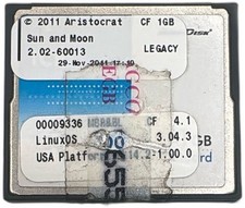 Aristocrat Sun And Moon Industrial Compact Flash Card 1GB Legacy LinuxOS No Sim