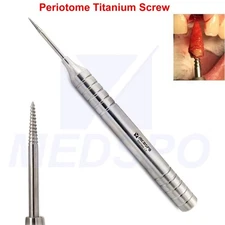 Implant Surgery Periotome Screw Tooth Extraction Root Extracting Elevator Dental