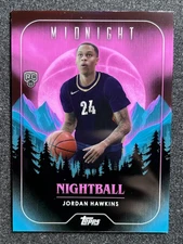 2023-24 Topps Midnight Jordan Hawkins Nightball RC Rookie #NB-28 Pelicans