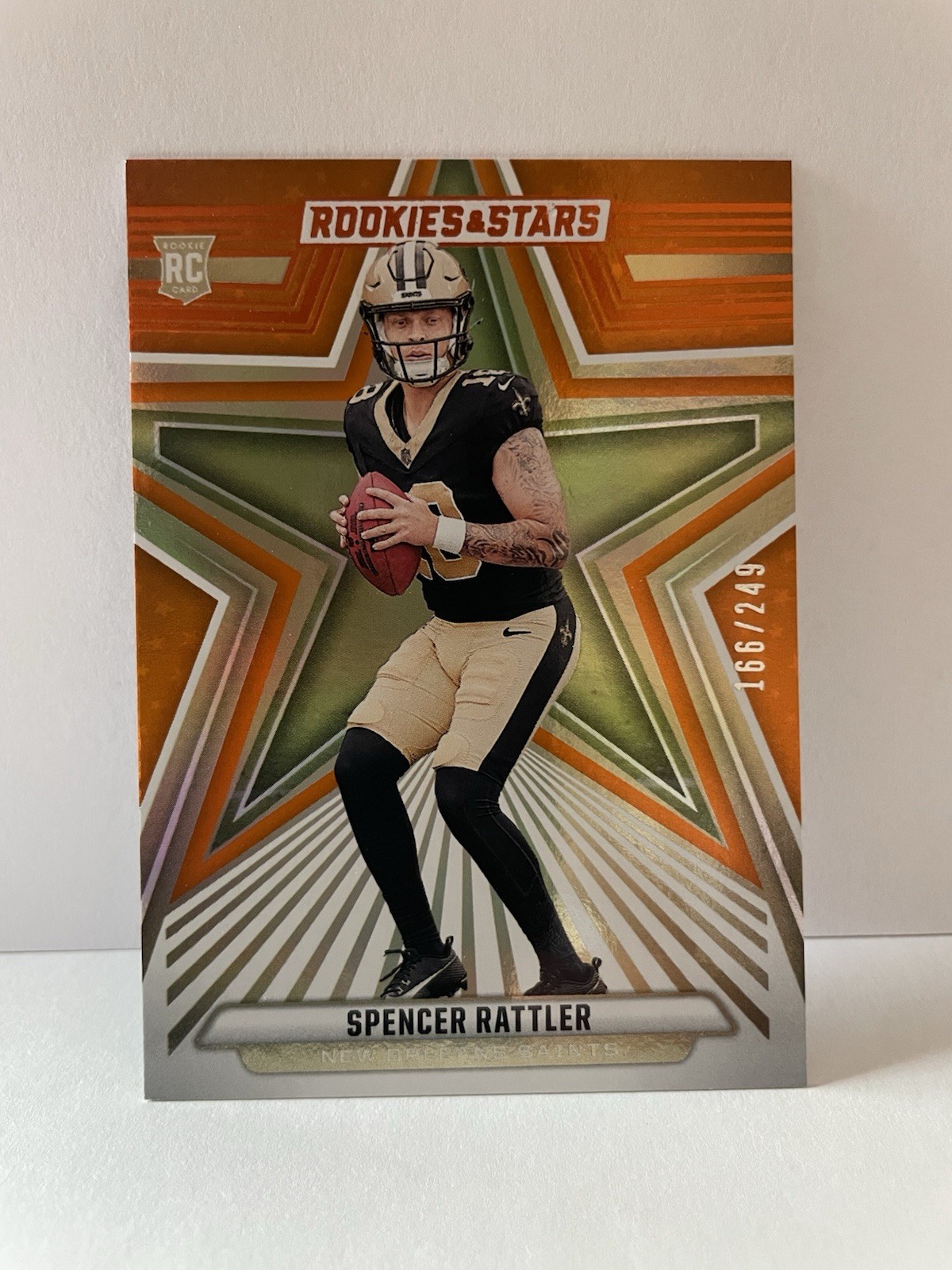2024 Panini Rookies & Stars - Rookies Spencer Rattler #189 Orange /249 (RC)