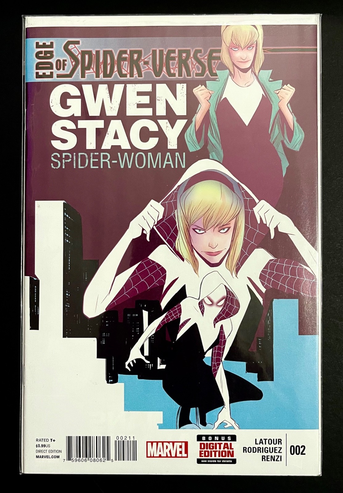 Edge of Spider-Verse #2 1st Print (Marvel Comics 2014) 1st Spider-Gwen 🔥