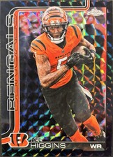 2025 Topps Chrome Tee Higgins Black Geometric /10 #59