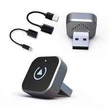 2025 Upgraded 2-in-1 Wireless CarPlay Adapter / Android Auto Dongle, 5.8GHz