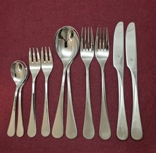 WMF Curvus Menübesteck 10 teilig für 2 Personen 