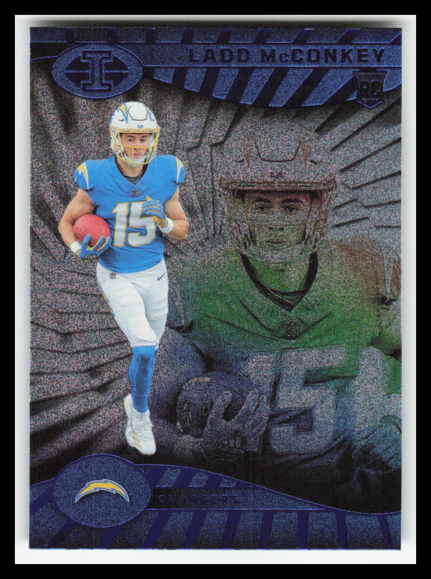 2024 Panini Illusions Trophy Collection Dots #51 Ladd McConkey