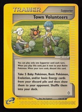 TOWN VOLUNTEERS 136/147 UNCOMMON AQUAPOLIS POKEMON NM