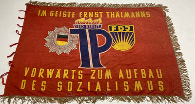 Vintage DDR Wohndeko elegante Textilplatte 157 x 108 cm