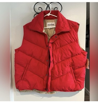 VINTAGE Excalibur Jacket Mens Vest Puffer Goose Down Outdoors Zip Adult* NWT