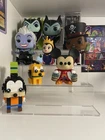 Disney Funko Vinyl Figures with Brick Heads Lot of 9 Out If Box