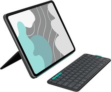 Logitech Flip Folio Bluetooth Keyboard Case for iPad Pro/Air 11