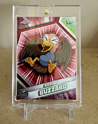 Topps 2025 Chrome VeeFriends #39 Bubbly Buzzard 3/5 Red VF First Chrome