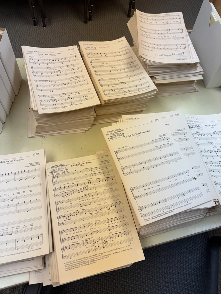 Partituras vintage 1950-1980-libros de coro-himnos de Navidad-patrióticas - modernas Foto 2 de 4