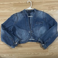Y2K woman s vintage cute denim cropped jean jacket