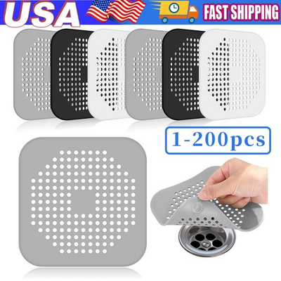 #ad Bathroom Drain Hair Catcher Bath Stopper Plug Sink Strainer Filter Shower Covers $197.29