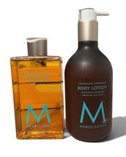 Moroccanoil Body Lotion Fragrance Originale 360ml  Shower Gel 250ml Set/ New 