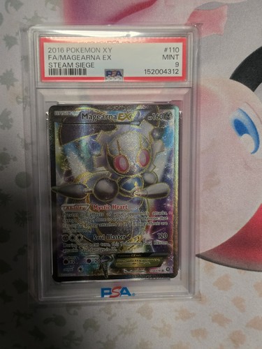 2016 Pokemon XY Steam Siege Magearna EX #110 PSA 9 MINT