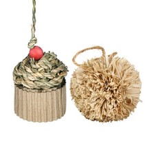 Parrot Bird Toys Natural Interactive Funny Swing Bird Chew Toys Pet