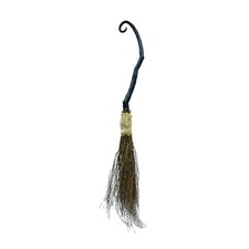 Witch Wizard Broom Stick Straw Broomstick Halloween Costume Accessory Scary Prop