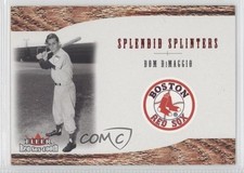 2001 Fleer Red Sox 100th Splendid Splinters Dom DiMaggio #SS2 0a1