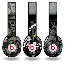 Beats Solo HD Skins - Vinyl Decals - Skull Patterns - Set/3 Different Designs