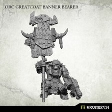 Kromlech Orc Greatcoat Banner Bearer Brand New KRM134