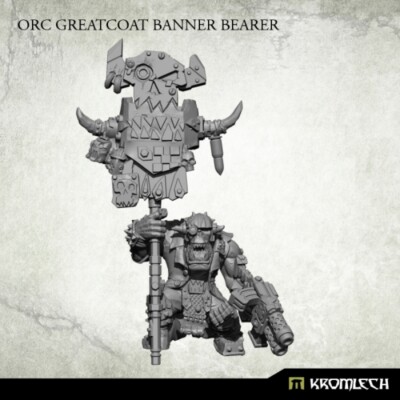 Kromlech Ork Greatcoat Bannerträger Brandneu KRM134
