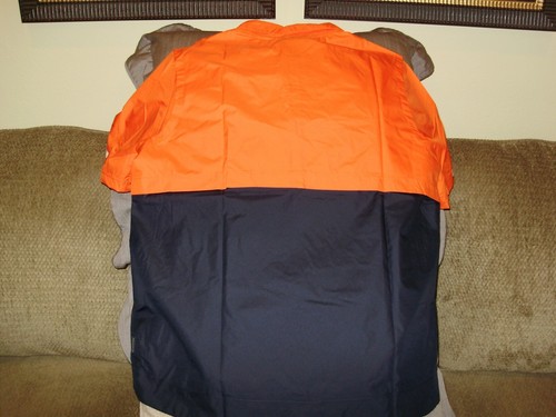 NFL Chicago Bears Nike 1/2 Zip Lightweight Orange S/S Golf Wind Jacket Men Large - 第 9/11 張圖片