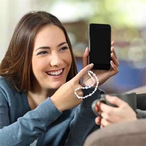 Simulation Pearl Mobile Phone Chain Mobile Phone Decor Accessory - Zdjęcie 5 z 12