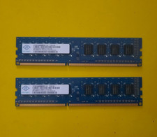 4GB (2x2GB) Nanya DIMM 1333 MHz PC3-10600 DDR3 SDRAM (NT2GC64B88B0NF-CG)
