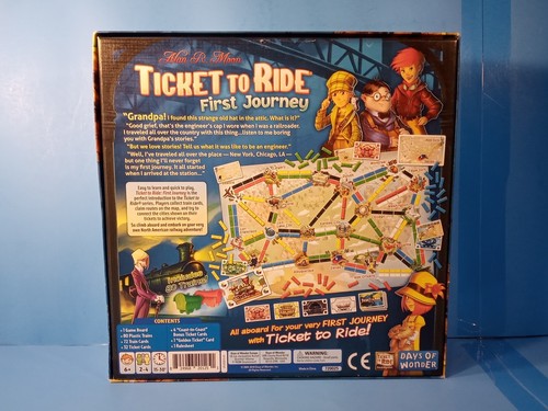 Ticket To Ride: Primo Viaggio Gioco da Tavolo Completo Giorni delle Meraviglie - Foto 7 di 11