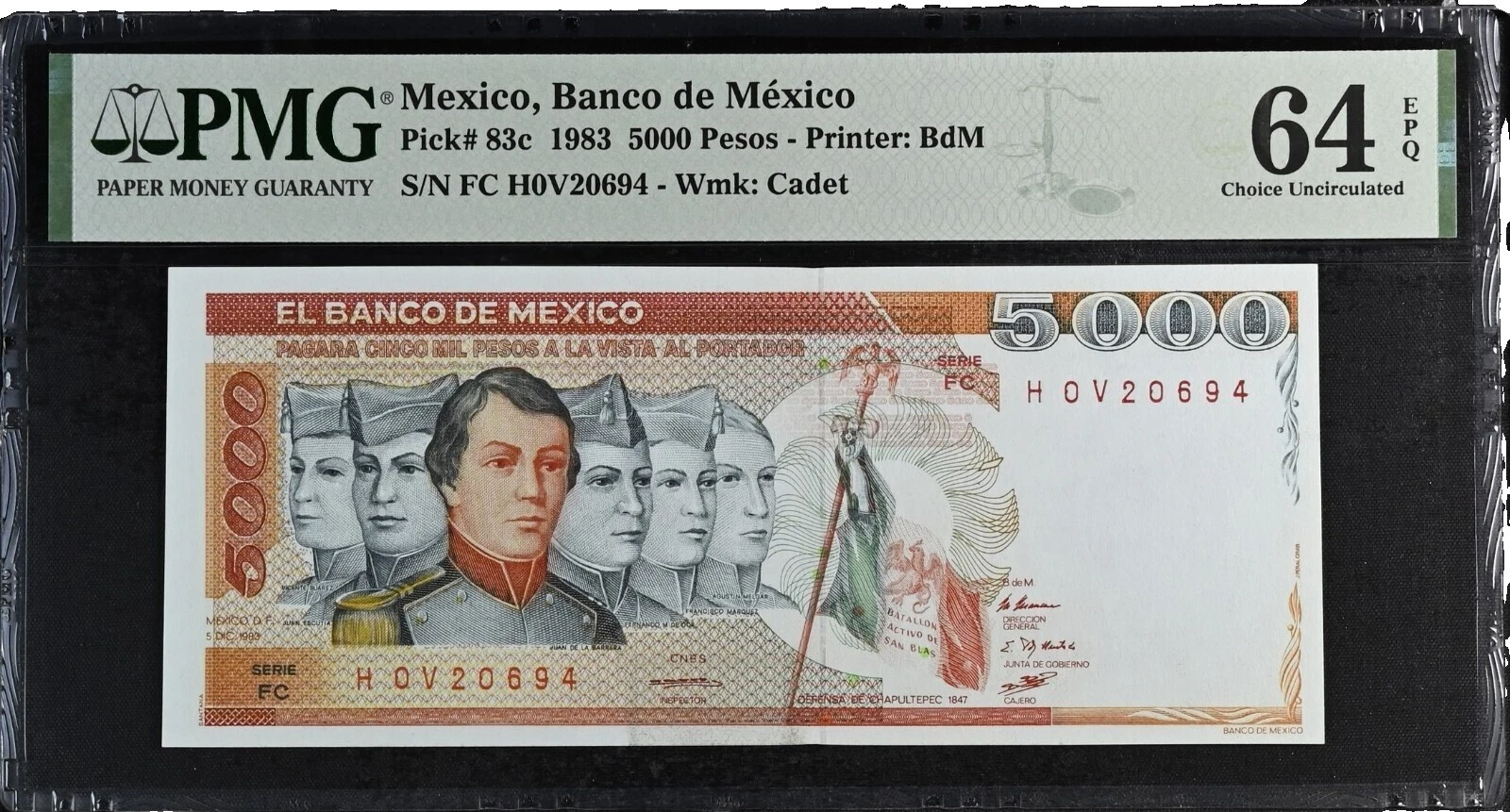 1983 Mexican Paper Money