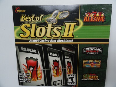 Masque Best of Slots II (Windows/Mac, 2004) Jewel Case PC GAME NEW SEALED