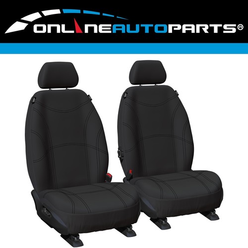 Front Tailor Made Black Neoprene Bucket Car Seat Covers for Triton MN