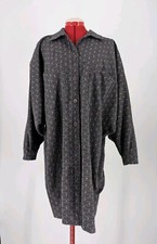 Dorte Thyboe Vtg Textile Art Avant Garde Studio Jacket Dress Batwing Denmark S