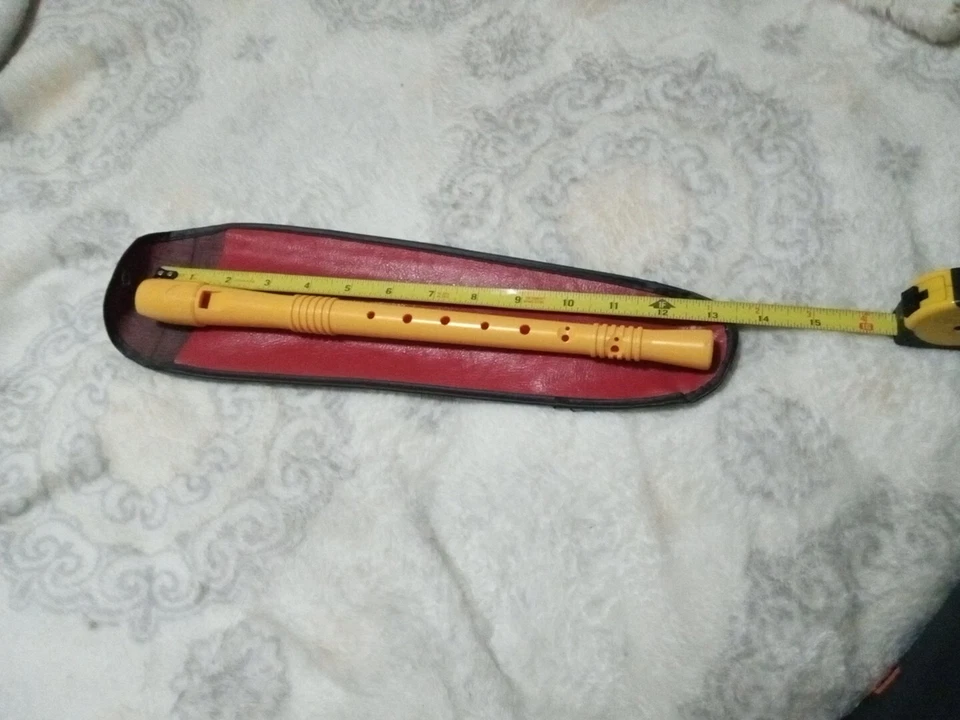 Grabadora de juguete Comus Beta de colección de plástico hecha en Italia con estuche de cuero bonita difícil de encontrar Foto 2 de 4