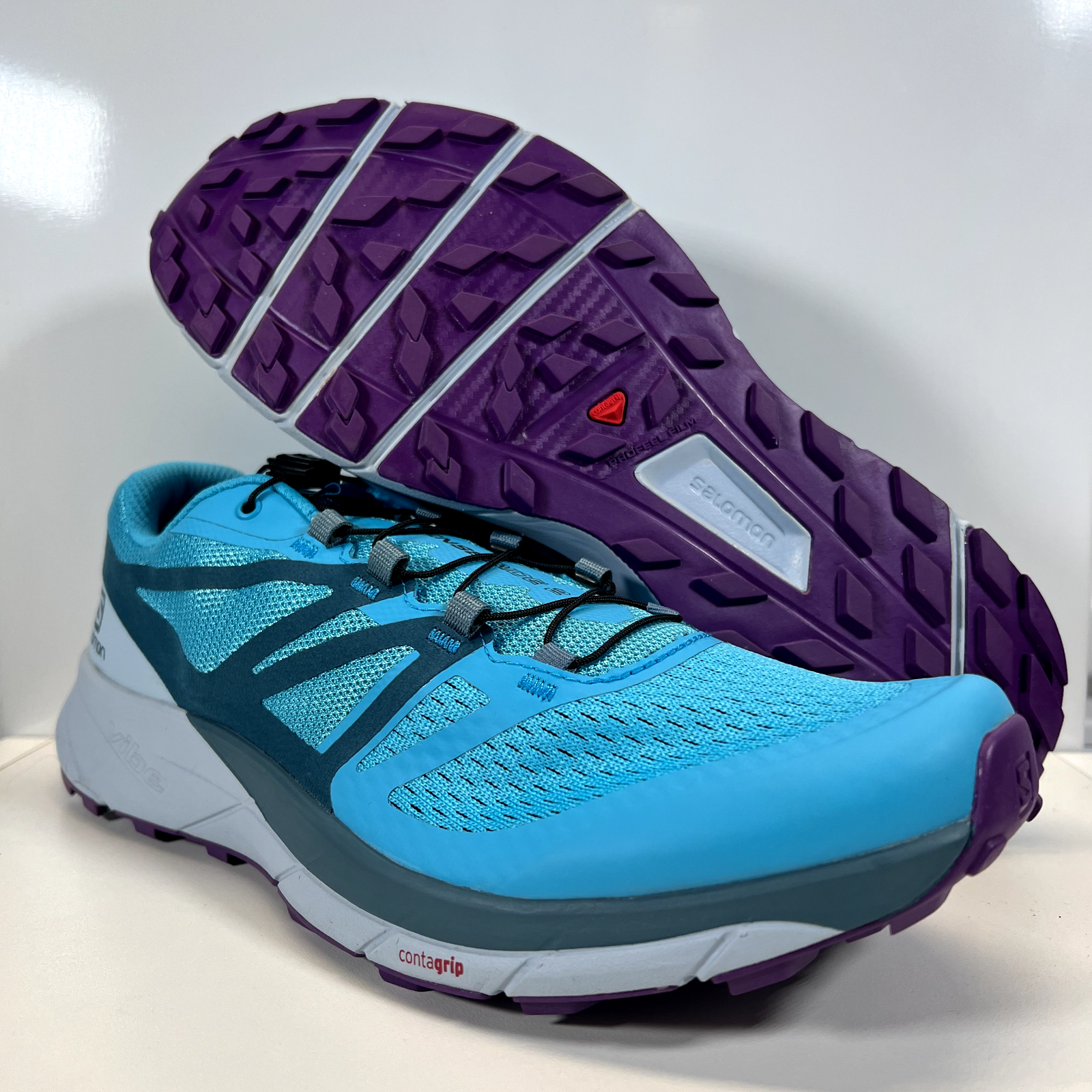 Salomon Sense Ride 2 donna taglia 11 blu ciano