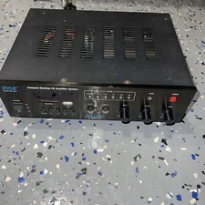 Pyle PFA600BU Wireless Bluetooth Amplifier Compact PA Speaker And Mic Receiver