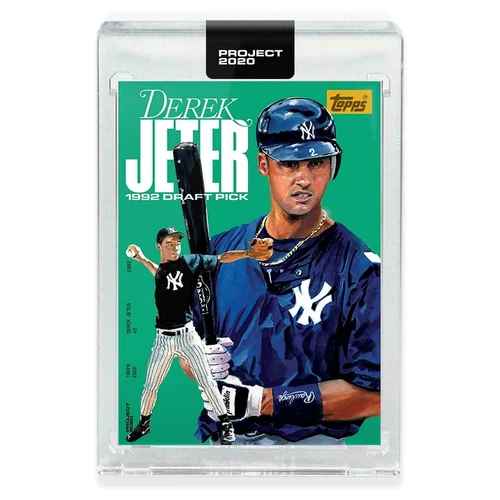Topps Project 2020~1993 Derek Jeter #381 By Jacob Rochester PR:4163