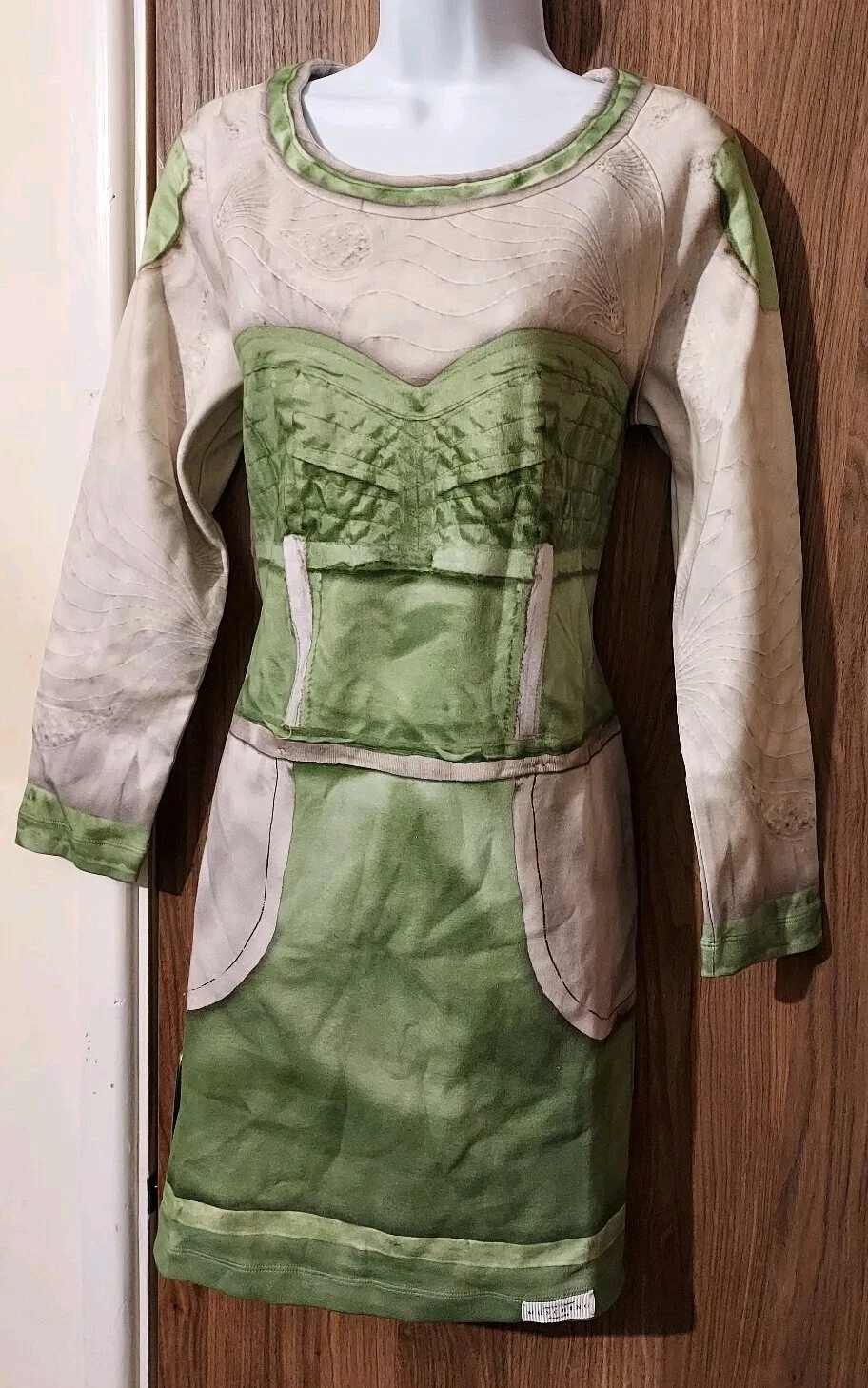 Abito stampato MOSCHINO COUTURE Trompe L'oeil IT 46 UK 14